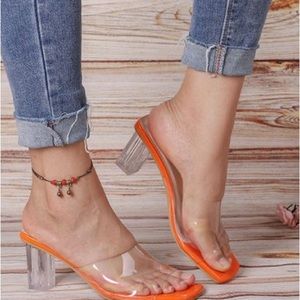 RXFSP - Orange Transparent Sandal - new